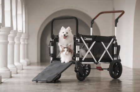 รถเข็นสัตว์เลี้ยง BERND BLOOM PET MINI - สีดำ_6